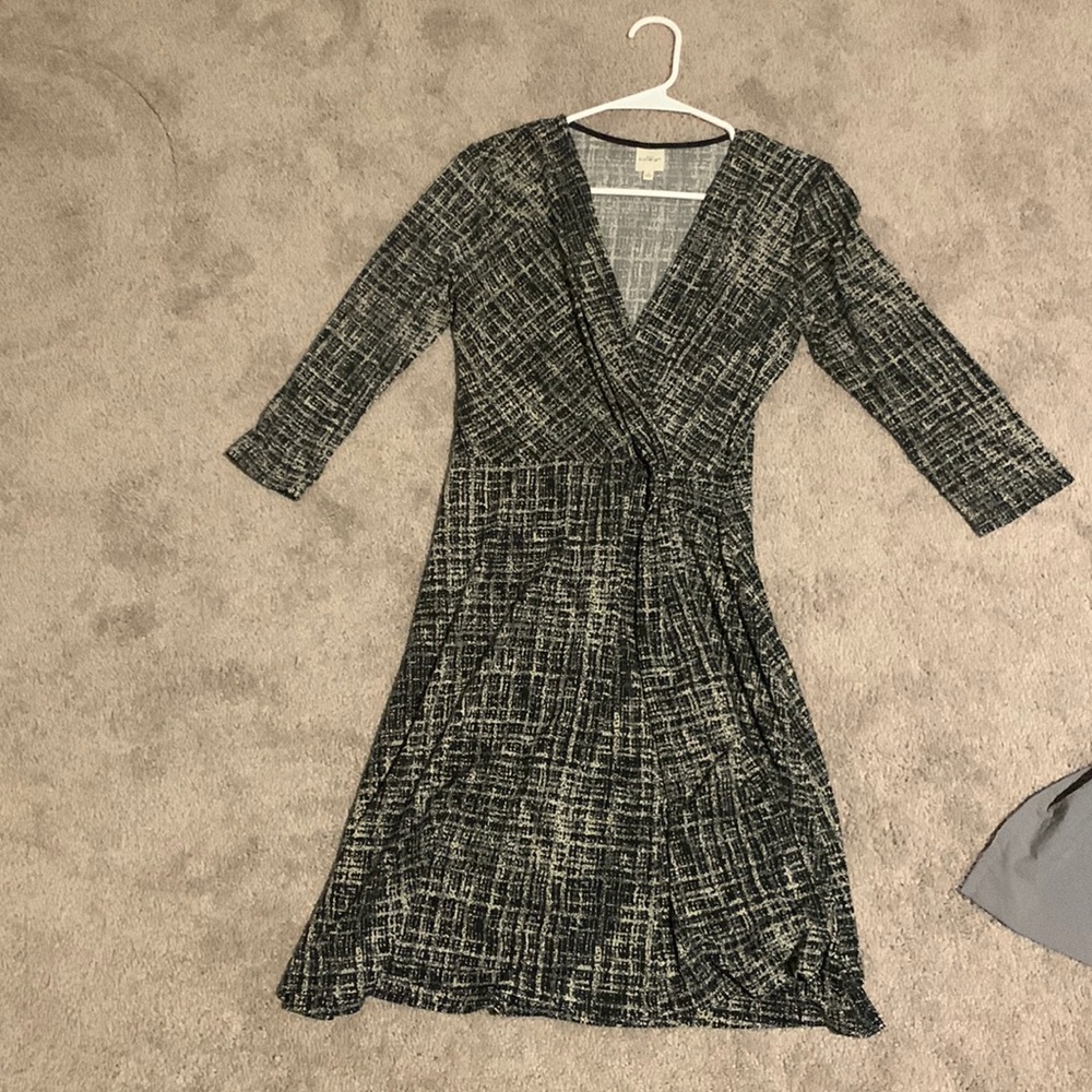 Kaileigh black/white pattern dress size S